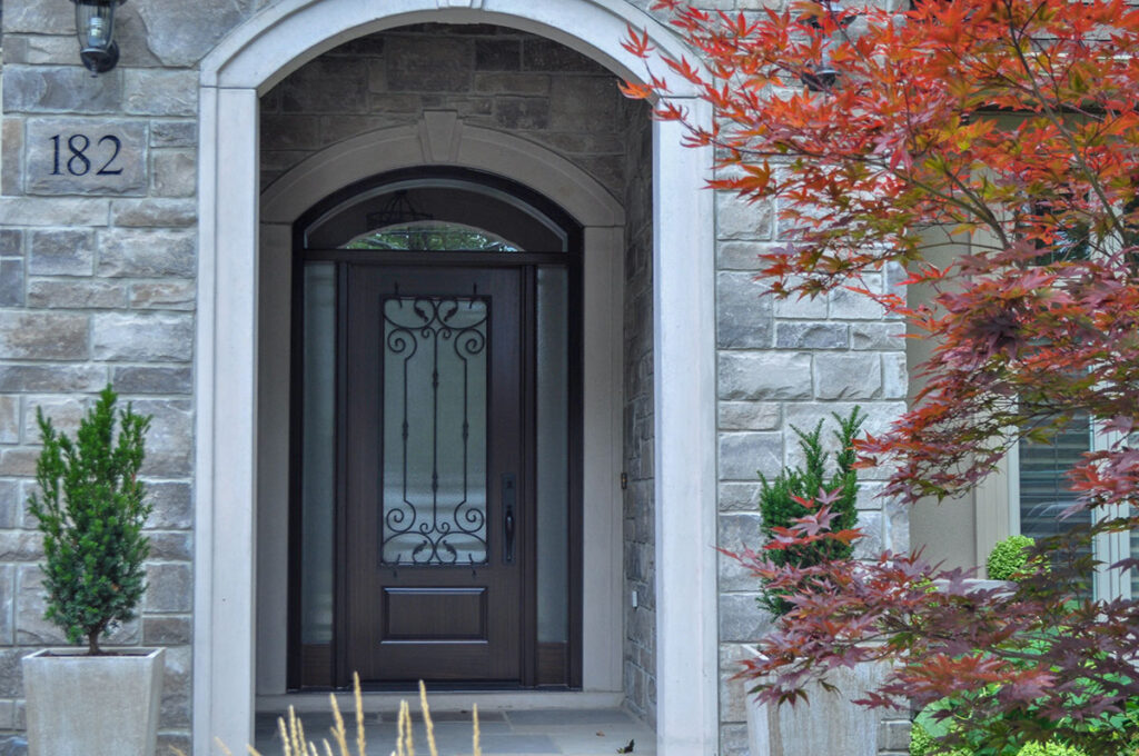 wrought iron door