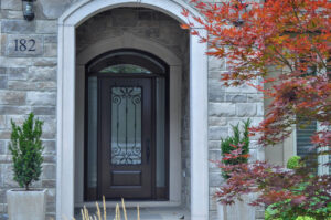 wrought iron door