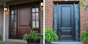 wood vs fiberglass doors