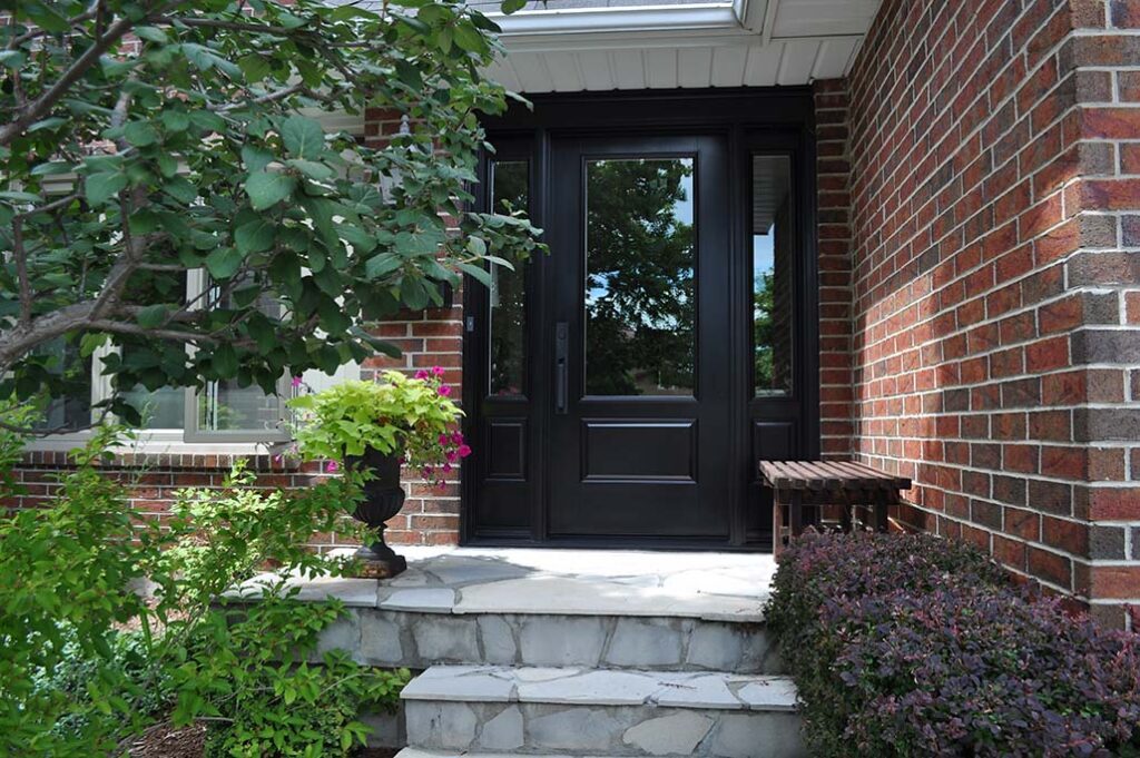 modern exterior door